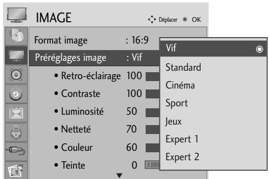 LG M237WDP - RéGLAGES PRÉDÉFINIS DE L'IMAGE - 4