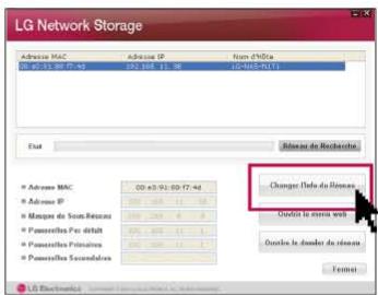 LG N1A1DD1 - Installation du produit Installation de Network Storage - 2