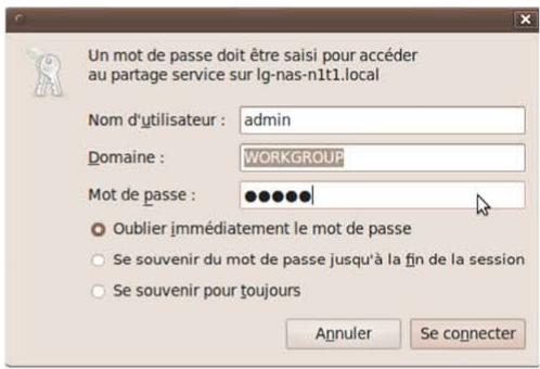 LG N1A1DD1 - Connexion au système d'exploitation Linux - 1
