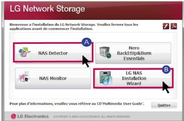 LG N1A1DD1 - 5-2. Installation du programme Installation du NAS Dectctor - 3