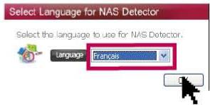 LG N1A1DD1 - 5-2. Installation du programme Installation du NAS Dectctor - 5