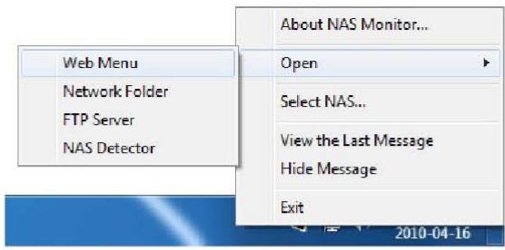 LG N1A1DD1 - 6-4. Using Network Storage Utilisation d'un NAS Monitor - 4