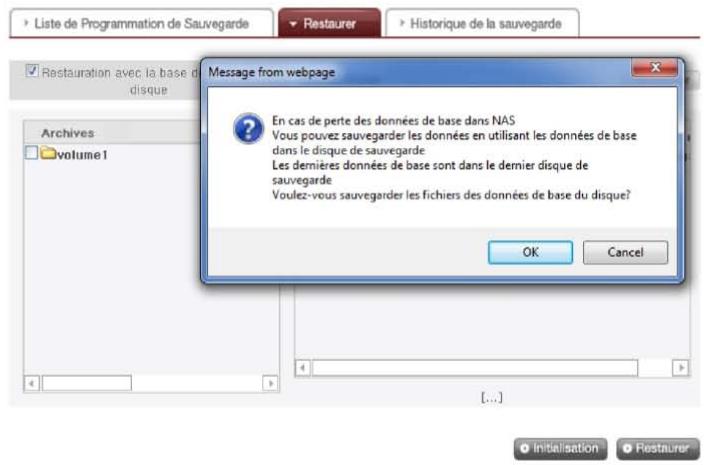 LG N1A1DD1 - Restaurer en utilisant un disque DB - 1