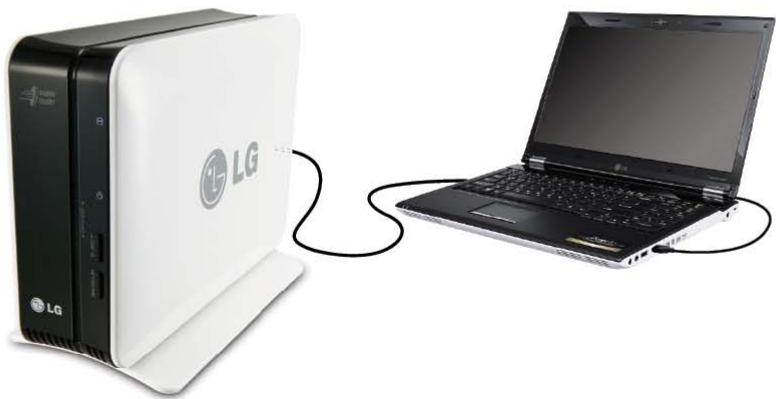 LG N1A1DD1 - Utilisation d'un lecteur de disque dur externe (HDD) - 1