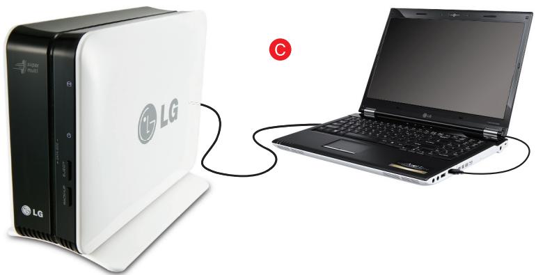LG N1T1DD1 - Connexion - 2