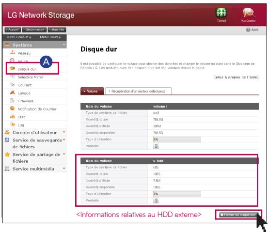 LG N1T1DD1 - Changement de capacité d'un lecteur de disque dur externe (HDD) - 1