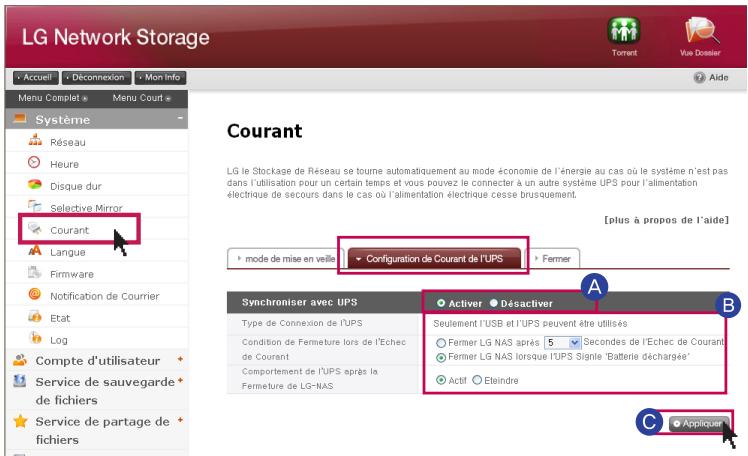 LG N1T1DD1 - Paramétrage en alimentation de secours - 1