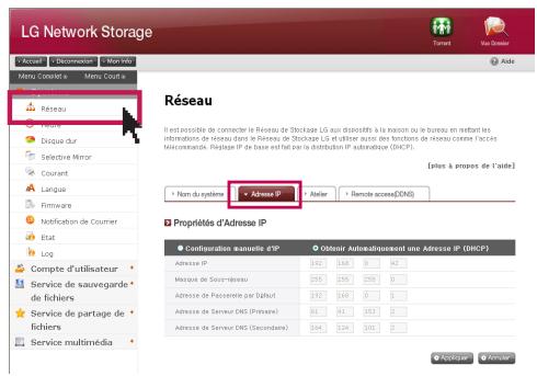 LG N1T1DD1 - Adresse IP - 1