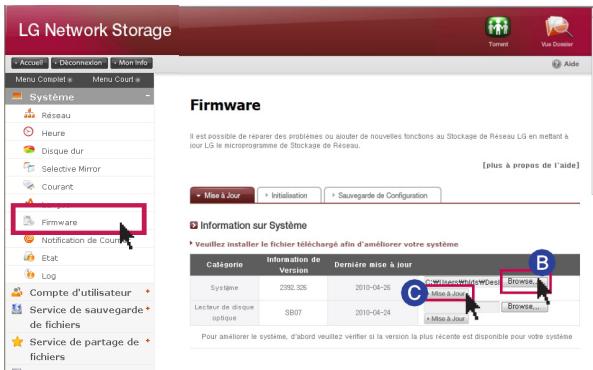LG N1T1DD1 - - Mise à niveau du firmware système - 1