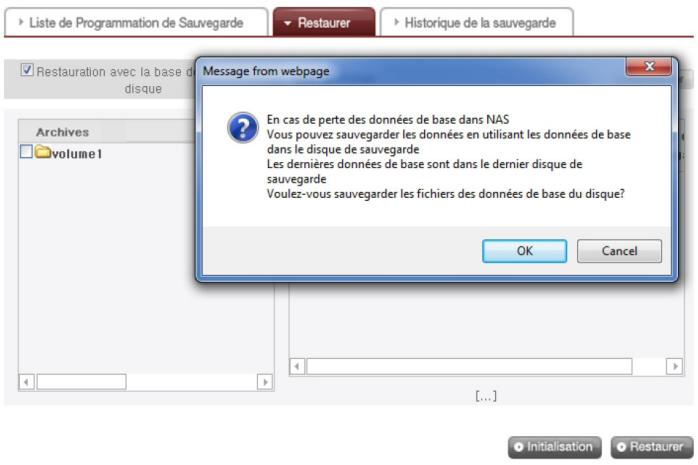 LG N1T1DD1 - Restaurer en utilisant un disque DB - 1