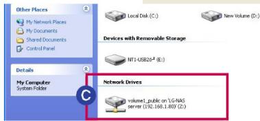 LG N1T1DD1 - Utilisation de la fonction de partage de fichiers de Windows - 4
