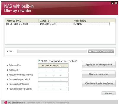 LG N4B1N - Utilisation de programme d'application du PC - 5