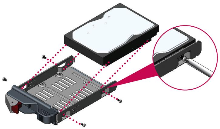 LG N4B1N - Composants de support de disque dur - 5