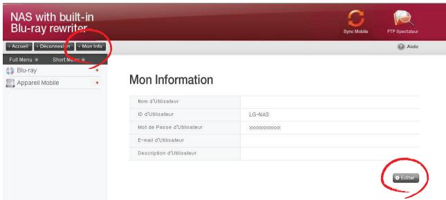 LG N4B1N - Mots de passer d'utilisateur changeants - 1