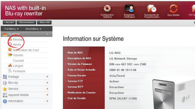 LG N4B1N - Réseau - 1