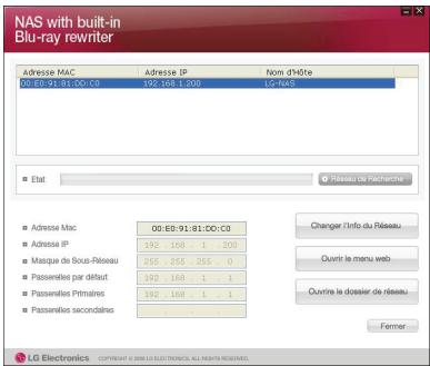 LG N4B1N - Utilisation de programme d'application du PC - 4