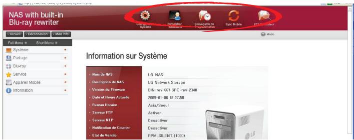 LG N4B1N - Menu exprès de Wizard d'installation - 1