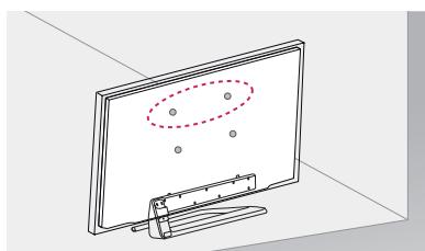 LG 55EA8809 - Fixar a TV numa parede - 1