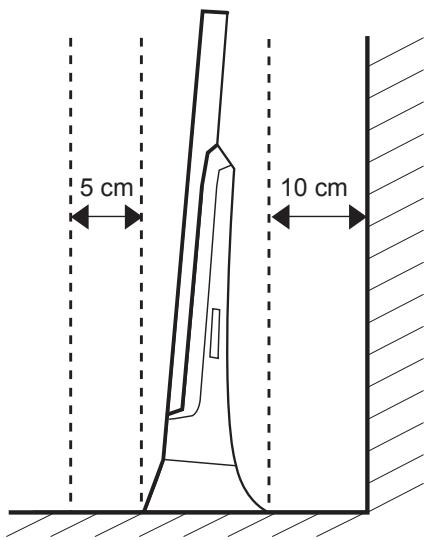 LG 55EA8809 - Mounting on a table - 2