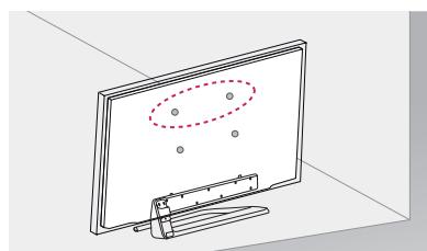 LG 55EA8809 - Cómo fijar la TV a una pared - 1
