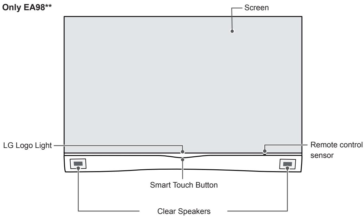 LG 55EA8809 - Parts and buttons - 1