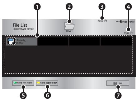 LG PA70G - Browsing File List - 1