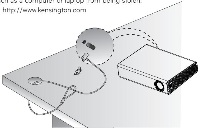 LG PA70G - Kensington Security System - 1