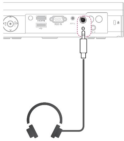 LG PA70G - Connecting to Headphones - 1