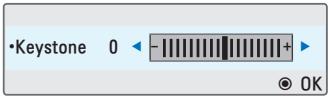 LG PA70G - Using the Keystone Function - 1