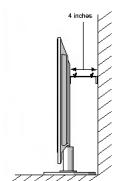 LG 26LX2R - Installation du socle - 4