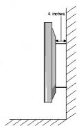LG 26LX2R - Montage au mur : Installation horizontal - 6
