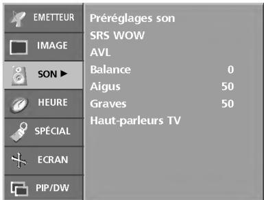 LG 26LX2R - Mode de réglage de l'affichage à l'écran - 5