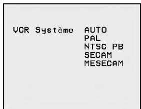 LG KL-14P2B - Réglage du système couleurs (VCR) - 1