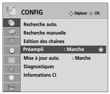 LG 42LH4000 - Utilisation du téléviseur/contrôle des chaînes - 1