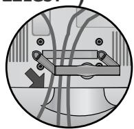 LG 42LH4000 - Support arrière pour le rangement des câbles - 5