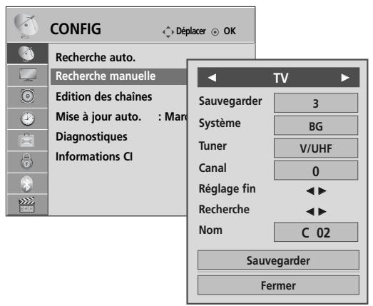 LG 42LH4000 - Recherche manuelle (en mode numérique) - 30