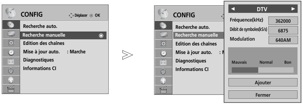 LG 42LH4000 - Recherche manuelle (en mode numérique) - 12