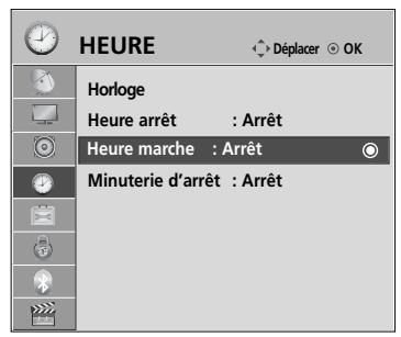 LG 42LH4000 - Activation et désactivation du minuteur - 1