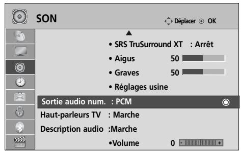 LG 42LH4000 - Selection de la SORTIE audionumérique - 1