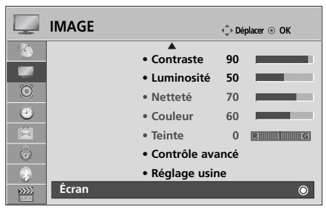 LG 42LH4000 - Réglage de la position, taille et phase de l'écran - 1