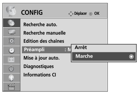 LG 42LH4000 - Utilisation du téléviseur/contrôle des chaînes - 3