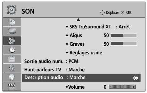 LG 42LH4000 - Description AUDIO (en mode numérique uniquement) - 1