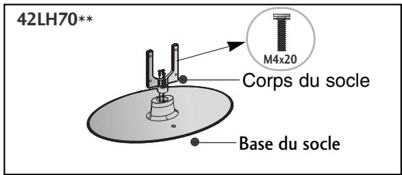 LG 42LH4000 - Installation du SOCLE - 3