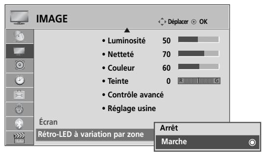 LG 42LH4000 - Variation locale de l'éclairage (42/47LH90** uniquement) - 3