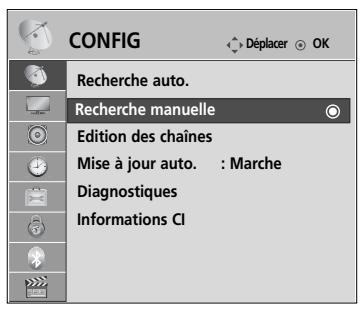 LG 42LH4000 - Recherche manuelle (en mode numérique) - 1