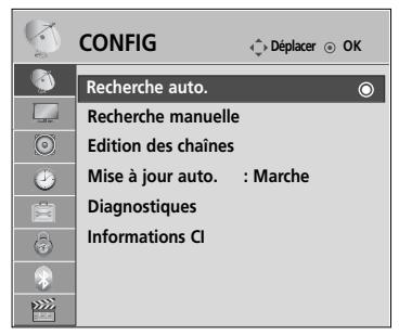 LG 42LH4000 - Mémorisation des châines - 1