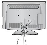LG 42LH4000 - Support arrière pour le rangement des câbles - 2