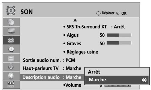 LG 42LH4000 - Description AUDIO (en mode numérique uniquement) - 3