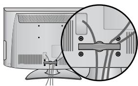 LG 42LH4000 - Support arrière pour le rangement des câbles - 4
