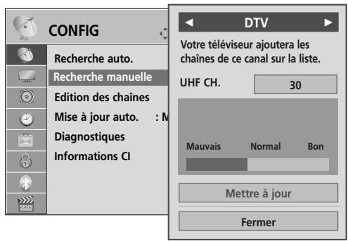 LG 42LH4000 - Recherche manuelle (en mode numérique) - 3